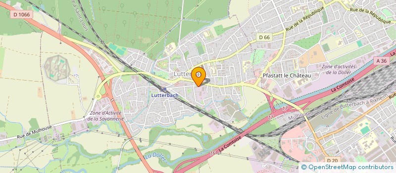 localisation de l'entreprise MONSIEUR THOMAS LELOUP  LUTTERBACH