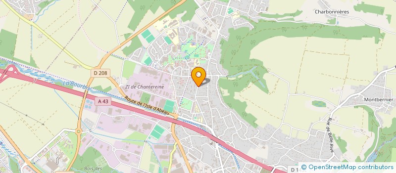 localisation de l'entreprise MONSIEUR THOMAS LEMAIRE  BOURGOIN-JALLIEU