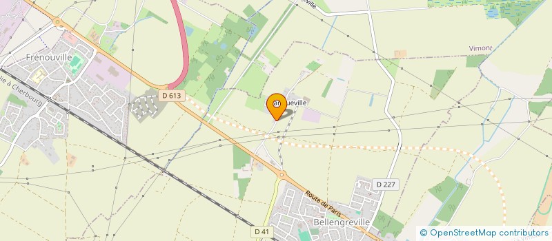 localisation de l'entreprise MONSIEUR THOMAS LEMIERE  BELLENGREVILLE