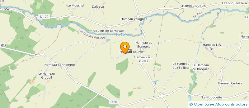 localisation de l'entreprise MONSIEUR THOMAS LEMOINE  TEURTHEVILLE-BOCAGE