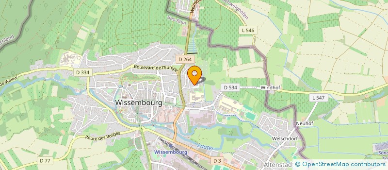 localisation de l'entreprise MONSIEUR THOMAS LEMPEREUR  WISSEMBOURG