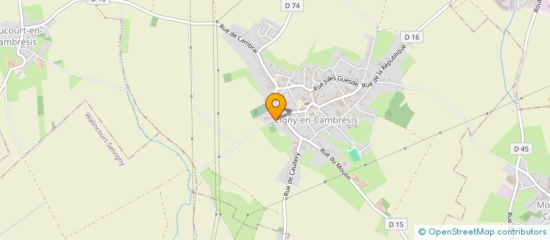 localisation de l'entreprise MONSIEUR THOMAS LENGRAND  LIGNY-EN-CAMBRESIS