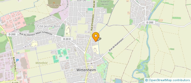 localisation de l'entreprise MONSIEUR THOMAS LEONHART  ILLZACH