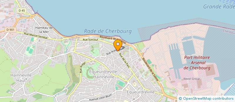 localisation de l'entreprise MONSIEUR THOMAS LEPIGOCHE  CHERBOURG-EN-COTENTIN