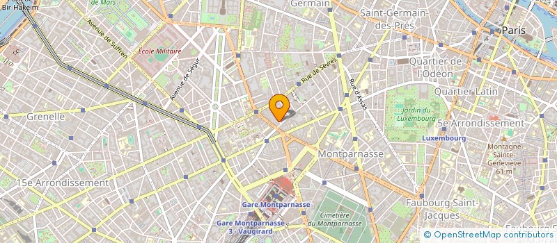 localisation de l'entreprise MONSIEUR THOMAS LEPOUTRE à PARIS