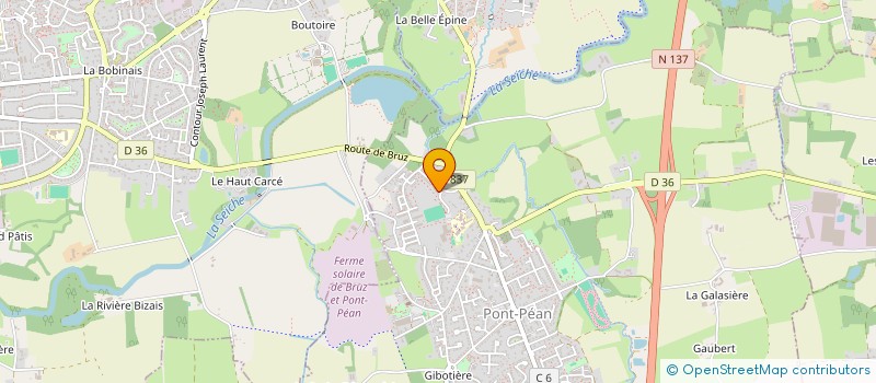 localisation de l'entreprise MONSIEUR THOMAS LESAGE  PONT-PEAN