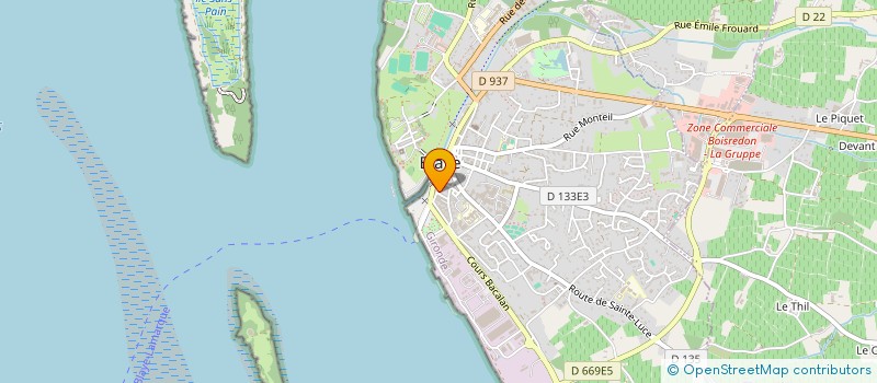 localisation de l'entreprise MONSIEUR THOMAS LESBURGUERES à BLAYE