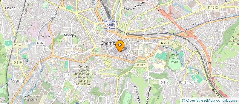 localisation de l'entreprise MONSIEUR THOMAS LESCALLIEZ à CHAMBERY