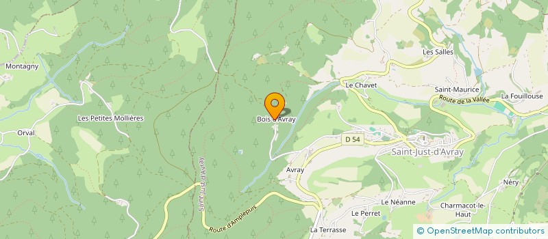 localisation de l'entreprise MONSIEUR THOMAS LESCURE  SAINT-JUST-D'AVRAY