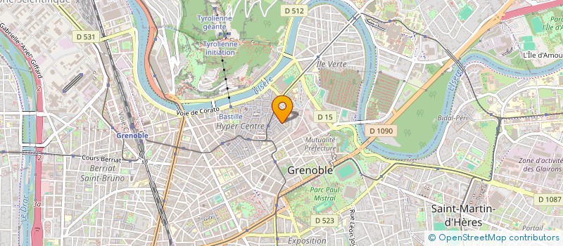 localisation de l'entreprise MONSIEUR THOMAS LESIEUR  GRENOBLE