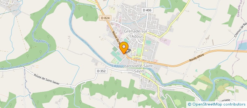 localisation de l'entreprise MONSIEUR THOMAS LESNE  GRENADE-SUR-L'ADOUR