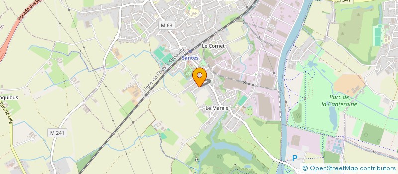 localisation de l'entreprise MONSIEUR THOMAS LESSART  HERLIES