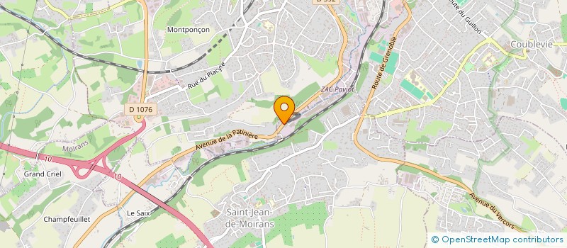 localisation de l'entreprise MONSIEUR THOMAS LETELLIER  SAINT-JEAN-DE-MOIRANS