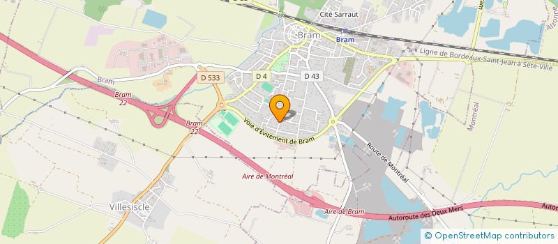 localisation de l'entreprise MONSIEUR THOMAS LETELLIER  BRAM