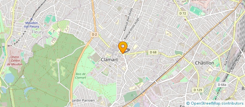 localisation de l'entreprise MONSIEUR THOMAS LEVADOUX à CLAMART