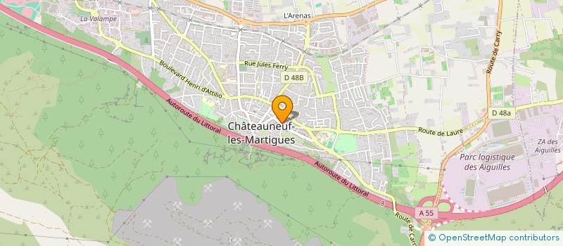 localisation de l'entreprise MONSIEUR THOMAS LEVEAU à CHATEAUNEUF-LES-MARTIGUES