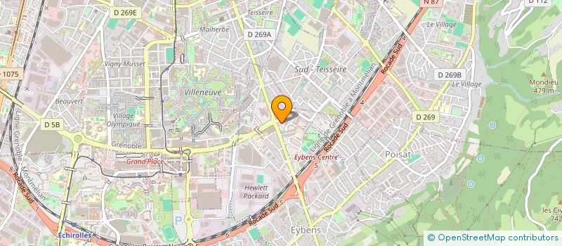 localisation de l'entreprise MONSIEUR THOMAS LEVET  EYBENS