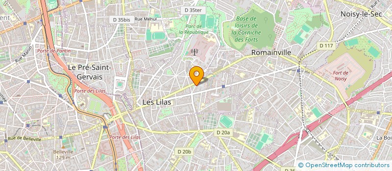 localisation de l'entreprise MONSIEUR THOMAS LEVY à LES LILAS