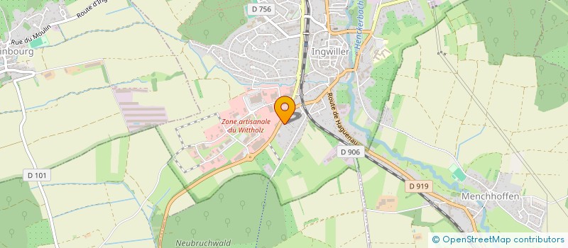 localisation de l'entreprise MONSIEUR THOMAS LEYDER  INGWILLER