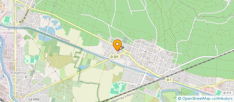 localisation de l'entreprise MONSIEUR THOMAS LHEUREUX  AY-CHAMPAGNE