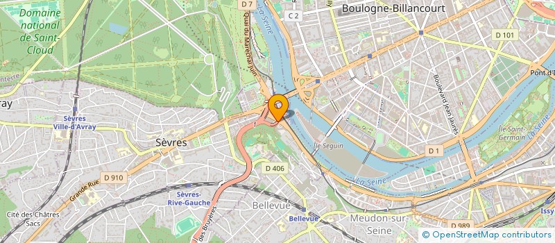 localisation de l'entreprise MONSIEUR THOMAS LIEGEOIS à SEVRES