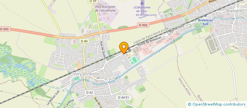 localisation de l'entreprise MONSIEUR THOMAS LIETARD  VITRY-EN-ARTOIS