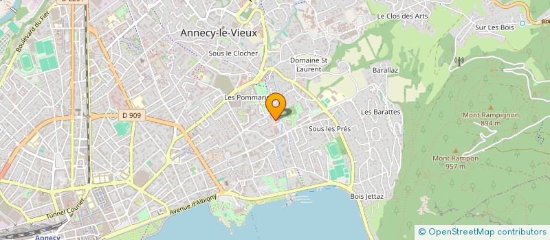 localisation de l'entreprise MONSIEUR THOMAS LIEUREY  ANNECY