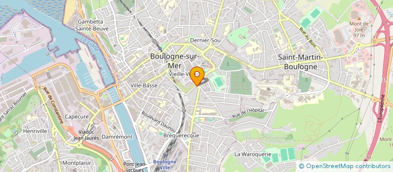 localisation de l'entreprise MONSIEUR THOMAS LIGNIER à BOULOGNE-SUR-MER