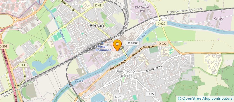 localisation de l'entreprise MONSIEUR THOMAS LISE  ARGENTEUIL