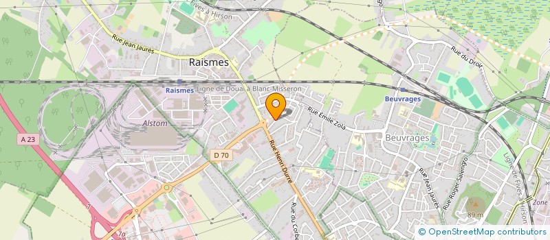 localisation de l'entreprise MONSIEUR THOMAS LISOWSKI  RAISMES