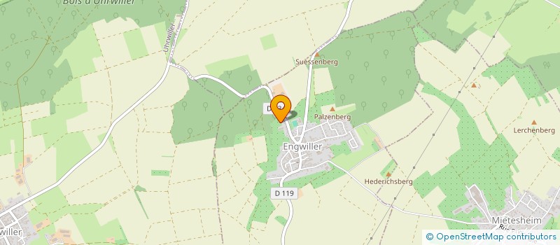 localisation de l'entreprise MONSIEUR THOMAS LOEGEL  ENGWILLER