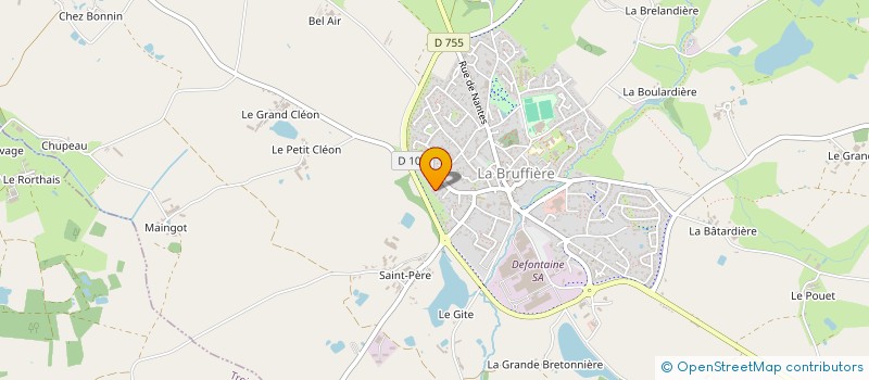 localisation de l'entreprise MONSIEUR THOMAS LOIRET à LA BRUFFIERE
