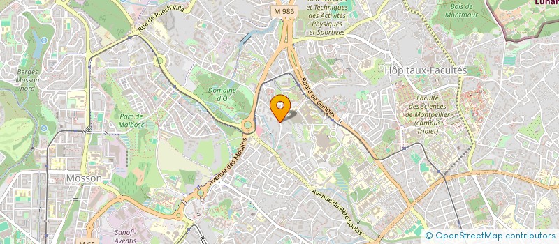 localisation de l'entreprise MONSIEUR THOMAS LOISEAU à MONTPELLIER