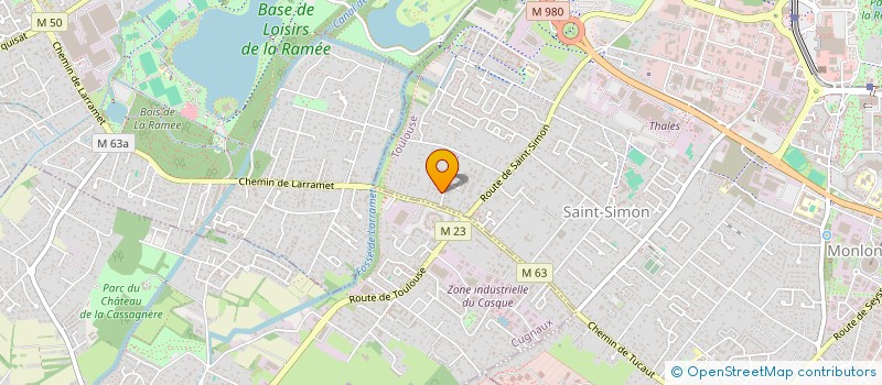 localisation de l'entreprise MONSIEUR THOMAS LOISEAU à TOULOUSE