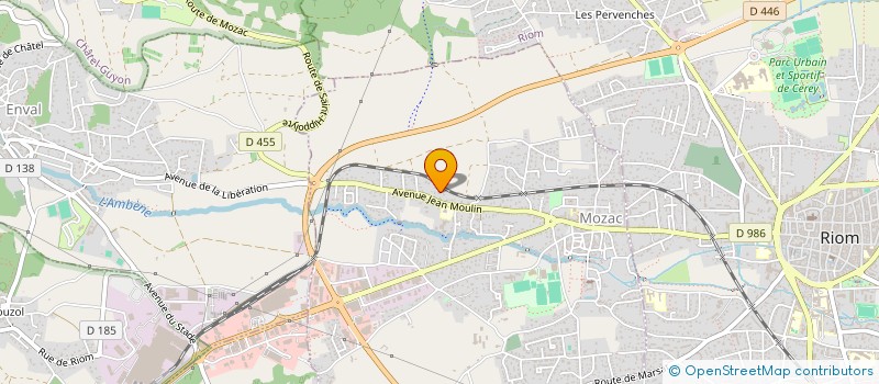 localisation de l'entreprise MONSIEUR THOMAS LOMBARD  MOZAC