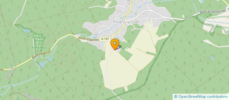 localisation de l'entreprise MONSIEUR THOMAS LONDERO  POIGNY-LA-FORET