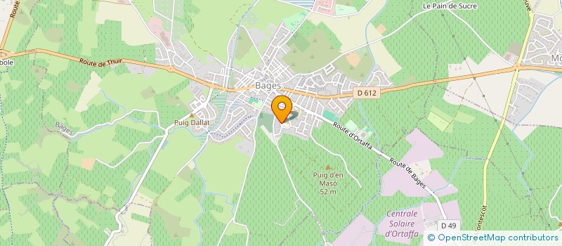 localisation de l'entreprise MONSIEUR THOMAS LONGEAGNE  BAGES