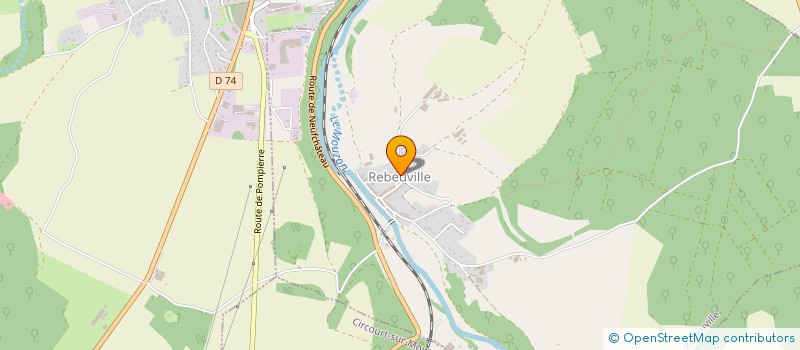 localisation de l'entreprise MONSIEUR THOMAS LONGO  REBEUVILLE