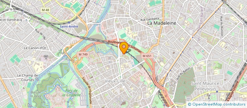 localisation de l'entreprise MONSIEUR THOMAS LONGUEPEE  LILLE