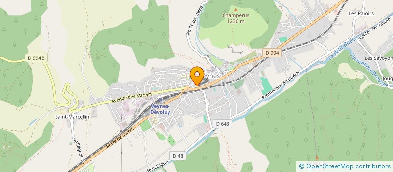 localisation de l'entreprise MONSIEUR THOMAS LOPEZ  VEYNES