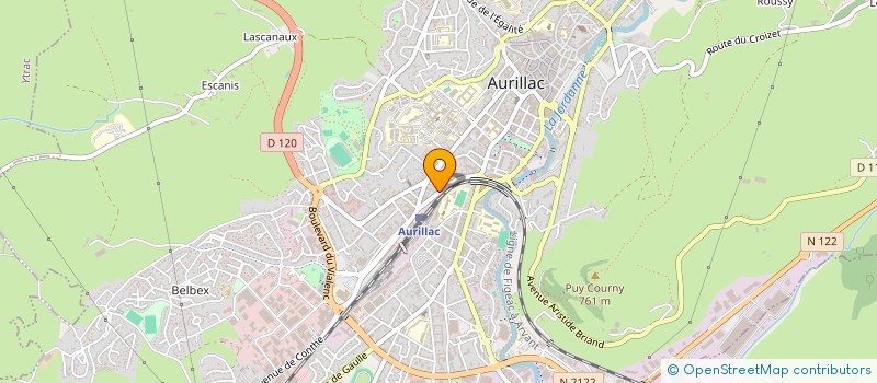 localisation de l'entreprise MONSIEUR THOMAS LOPEZ-SANCHEZ à AURILLAC