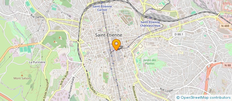 localisation de l'entreprise MONSIEUR THOMAS LORANG à SAINT-ETIENNE