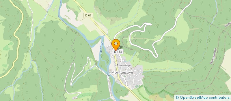 localisation de l'entreprise MONSIEUR THOMAS LORGE  MONTGESOYE