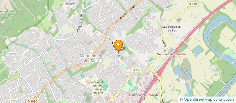 localisation de l'entreprise MONSIEUR THOMAS LORIDAN  MONTBONNOT-SAINT-MARTIN