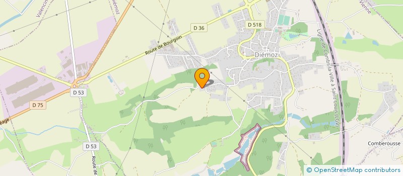 localisation de l'entreprise MONSIEUR THOMAS LORITE  DIEMOZ