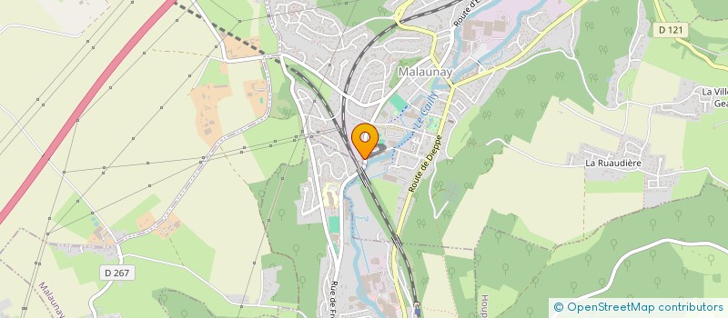 localisation de l'entreprise MONSIEUR THOMAS LORIVEL  MALAUNAY