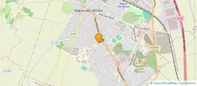 localisation de l'entreprise MONSIEUR THOMAS LOTOI  NUX-LES-MINES