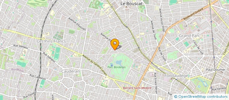 localisation de l'entreprise MONSIEUR THOMAS LOUBENS  BORDEAUX