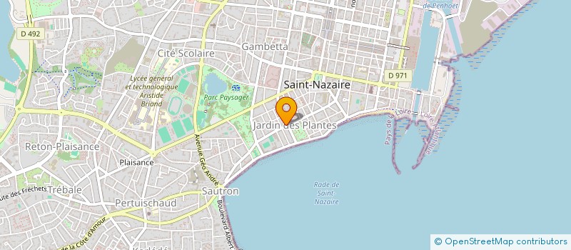 localisation de l'entreprise MONSIEUR THOMAS LOUBRY à SAINT-NAZAIRE
