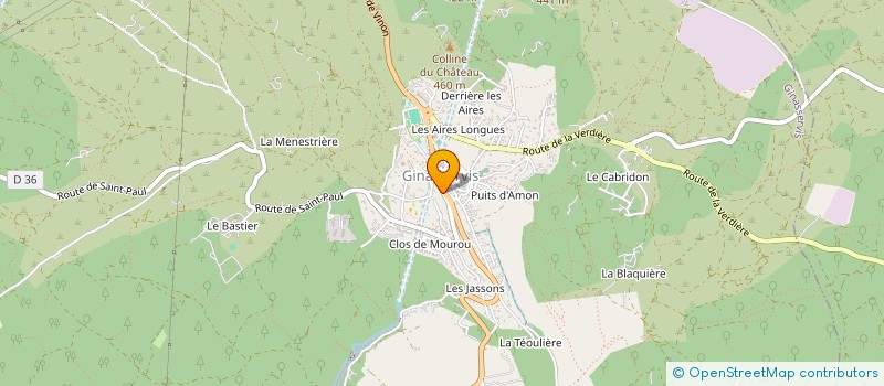 localisation de l'entreprise MONSIEUR THOMAS LOUBRY  GINASSERVIS